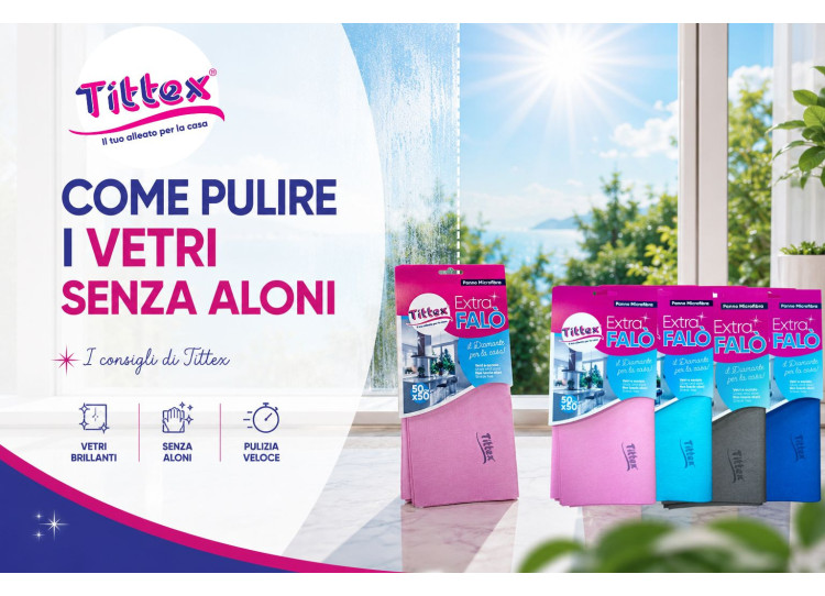 Come pulire vetri e finestre senza aloni in estate | Tittex